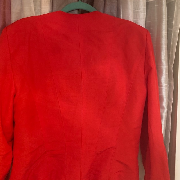 Vintage Red Navy style blazer - Picture 5 of 5